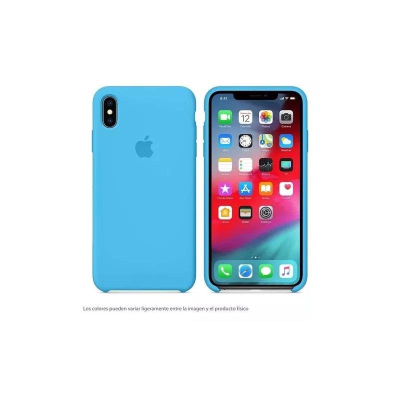 case-iphone-azul-cielo-xs-max-logo-funda-protector