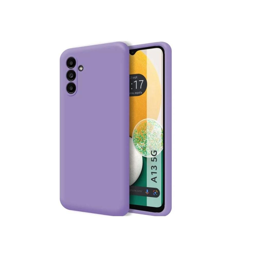 case-a13-5g-lila-samsung-silicon-logo-funda-protector