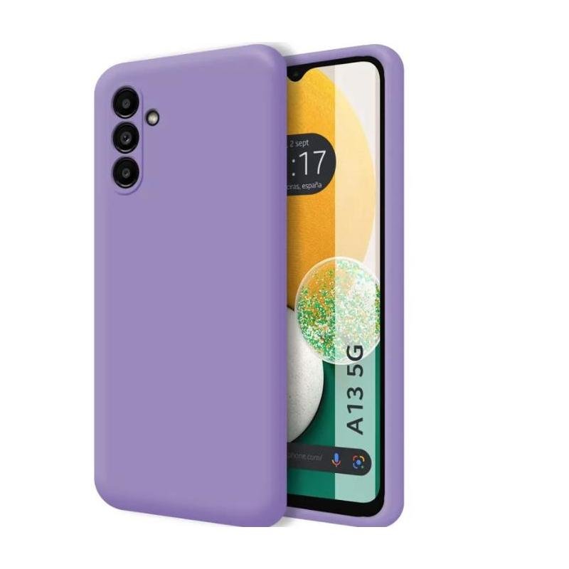 case-a13-5g-lila-samsung-silicon-logo-funda-protector