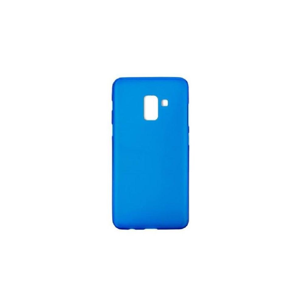 case-a8-plus-azul-fuerte-logo-samsung-funda-protector