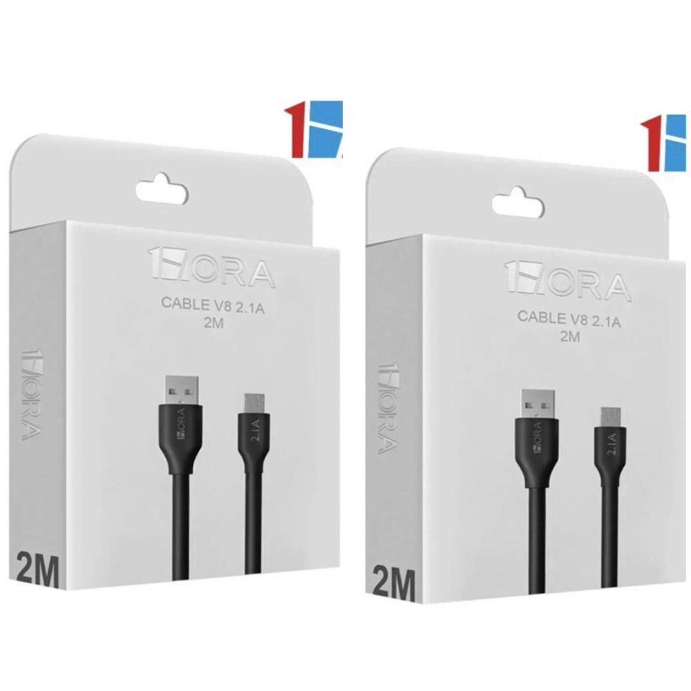 paquete-2-cables-v8-micro-usb-caja-1-hora-2.1a
