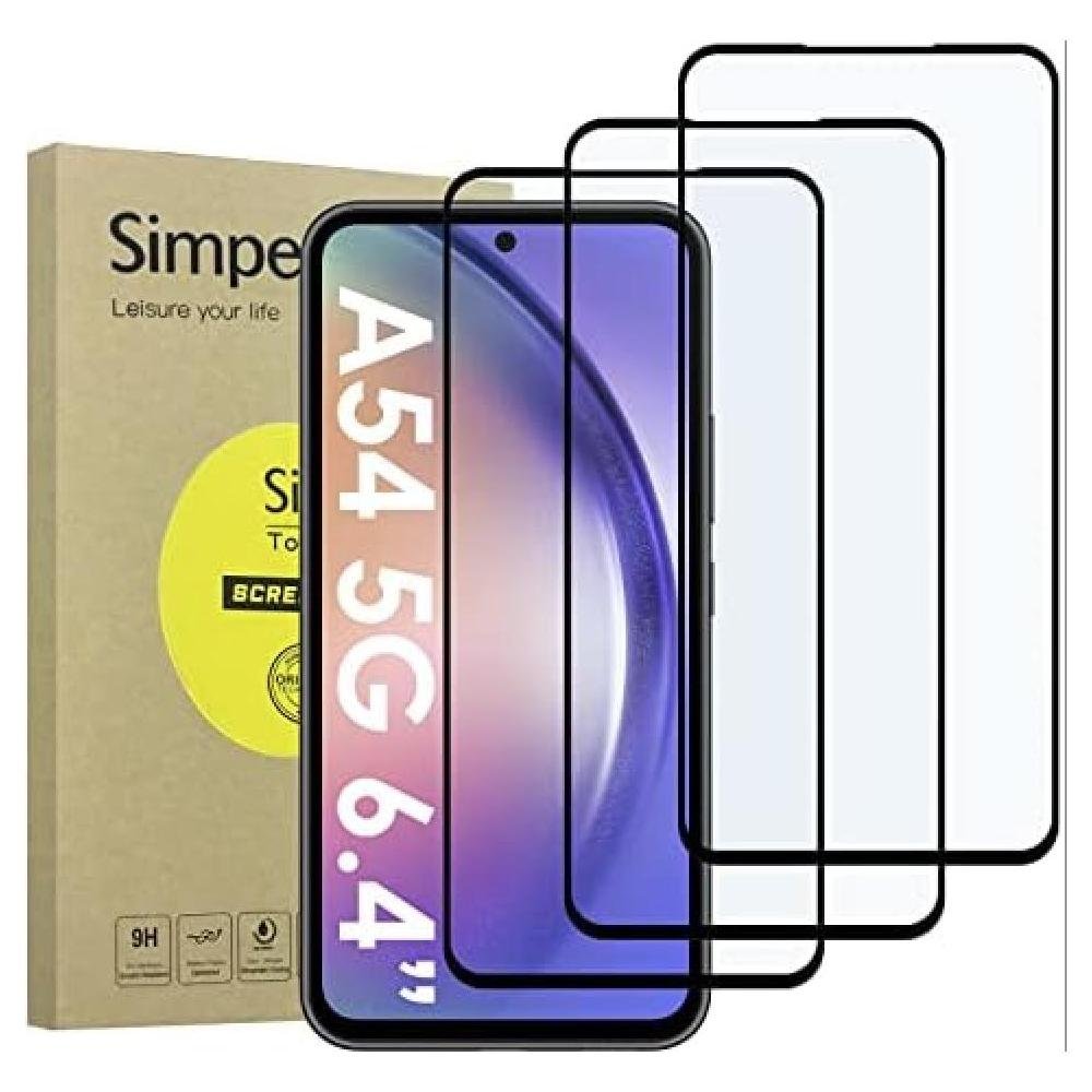 paquete-2-micas-10d-a54-samsung-cristal-templado-transparente-borde-negro
