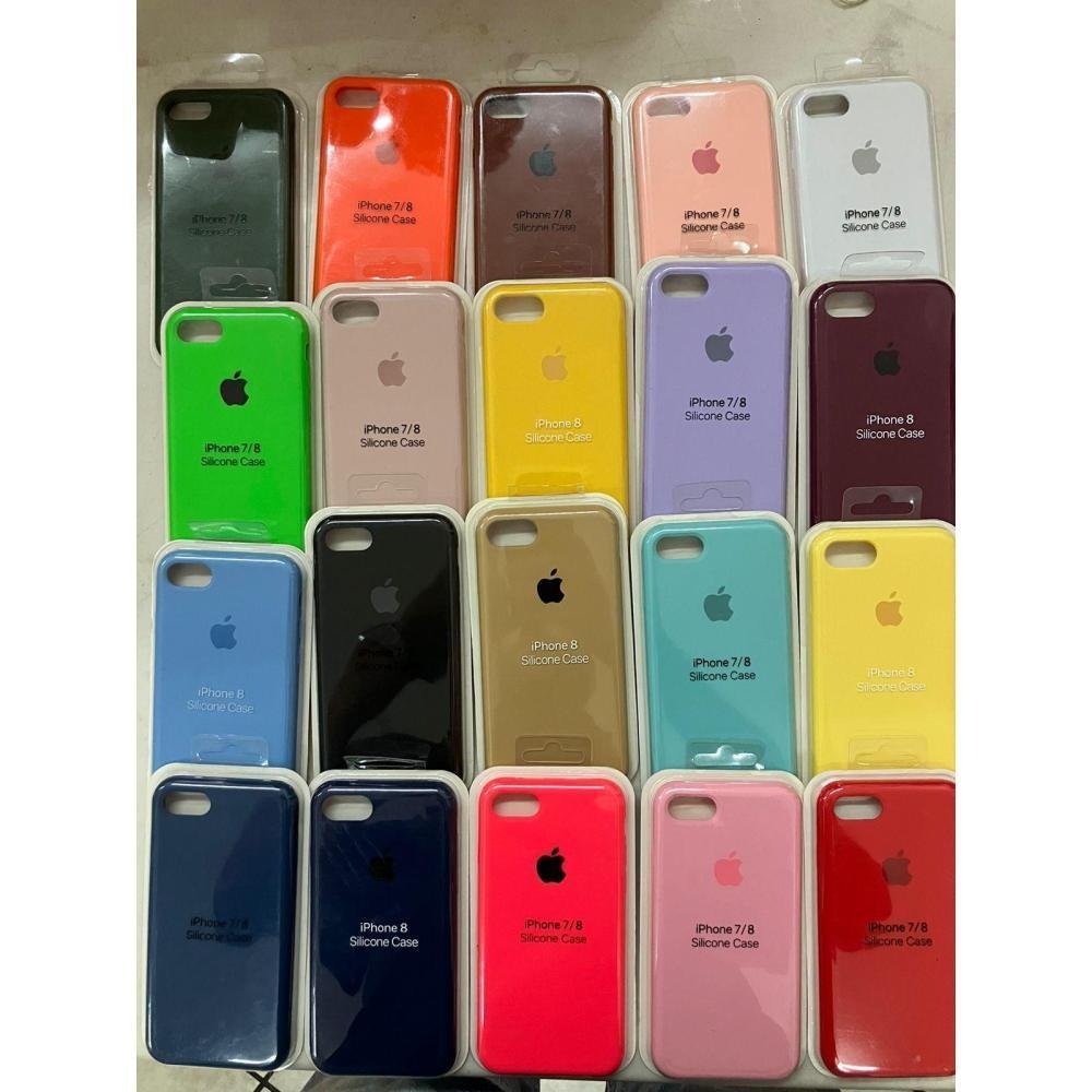 case-iphone-7/8-azul-marino-logo-silicon-y-microfibra-funda-protector