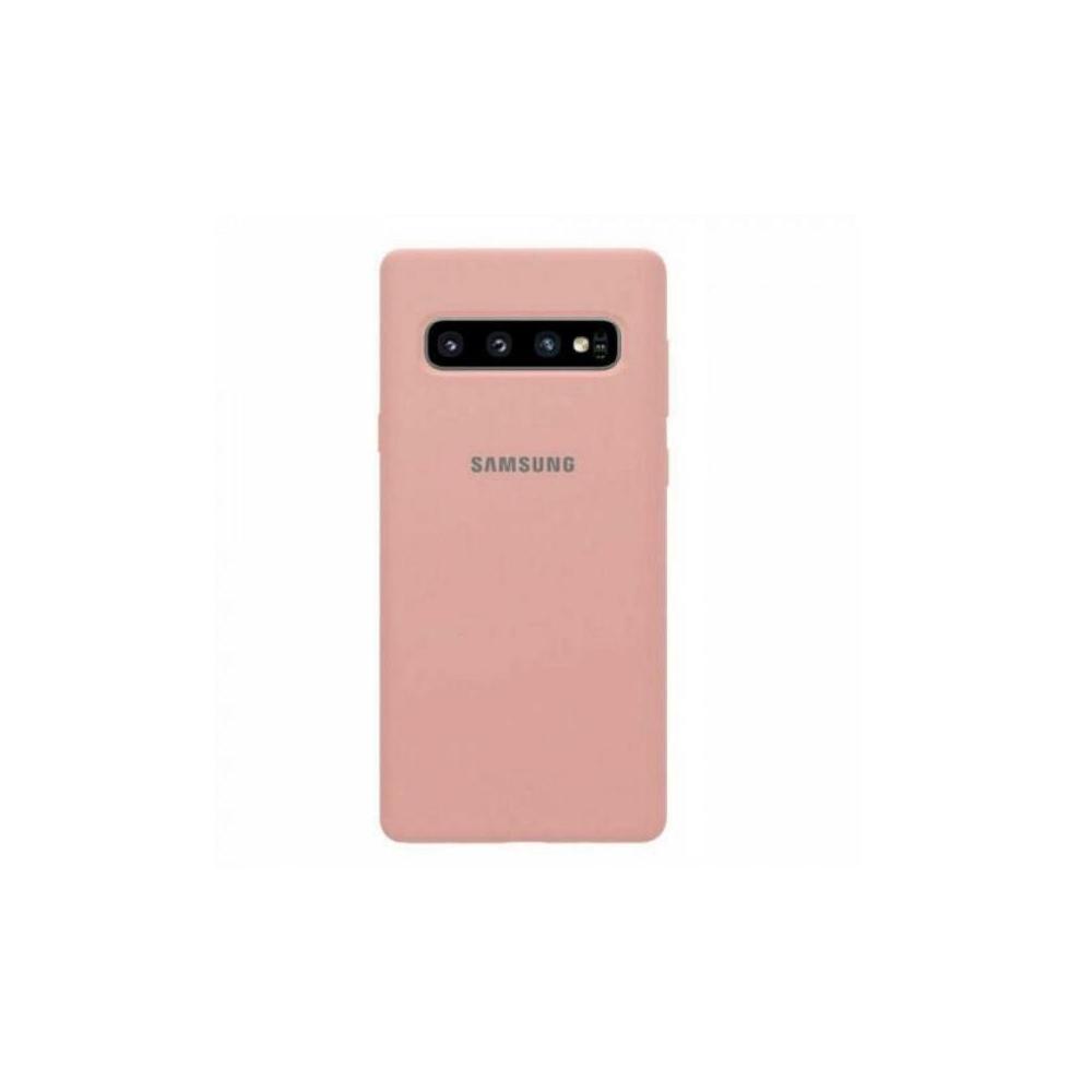 Case S10+ Plus Rosa Salmon Logo Samsung Funda Protector