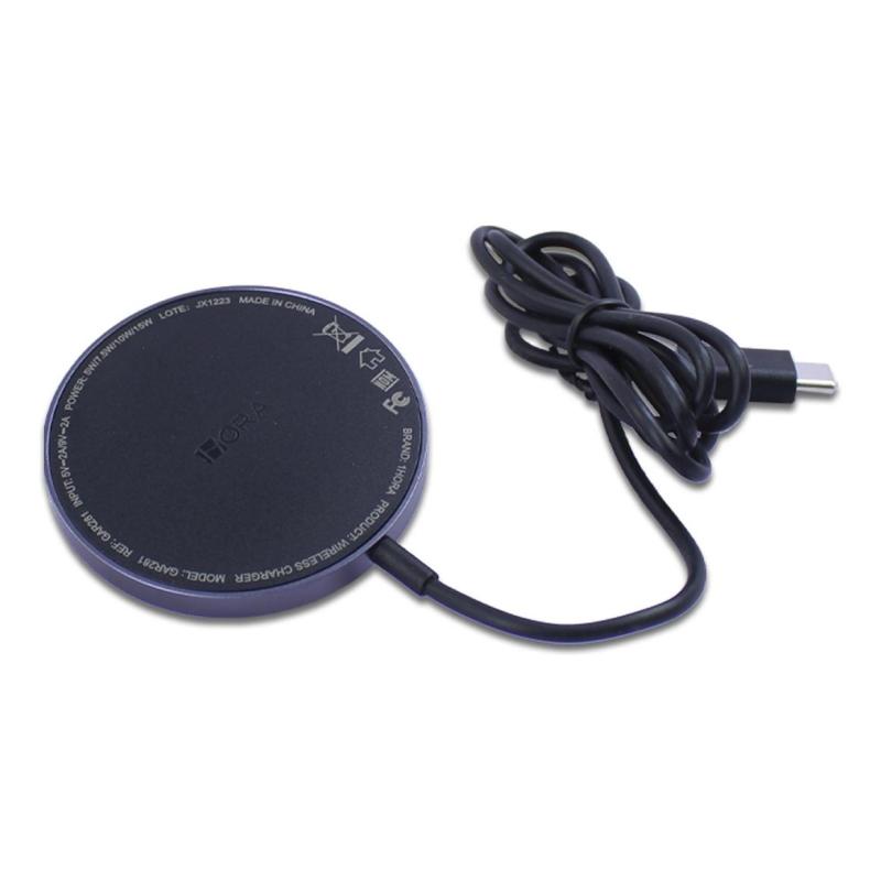 Cargador Magnetico Inalambrico 10w 1 Hora Color Negro