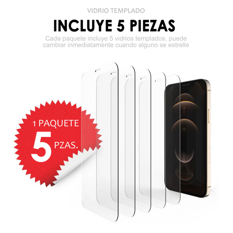 paquete-5-micas-cristal-templado-transparente