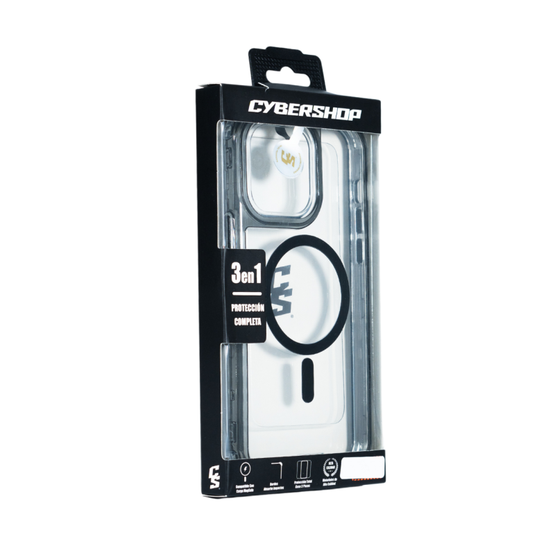 funda-magsafe-3in1-transparente-negro-iphone-16-pro