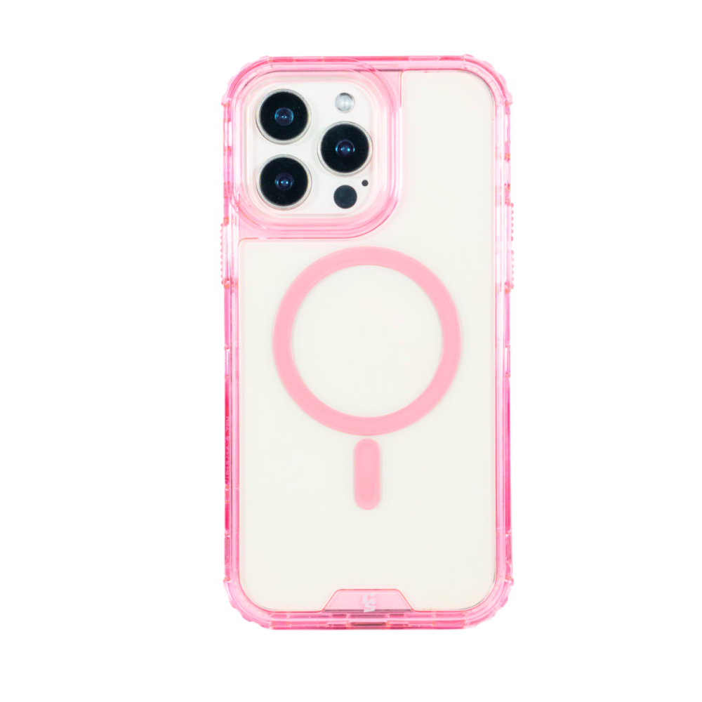 funda-magsafe-3in1-transparente-rosa-iphone-16-pro-max