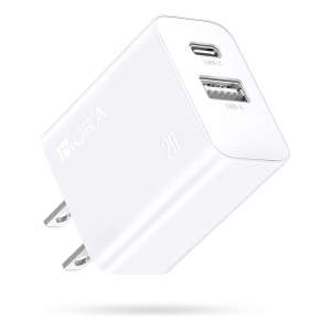 Cargador Carga Rápida Salida Dual Usb+c 20w 1hora Gar161