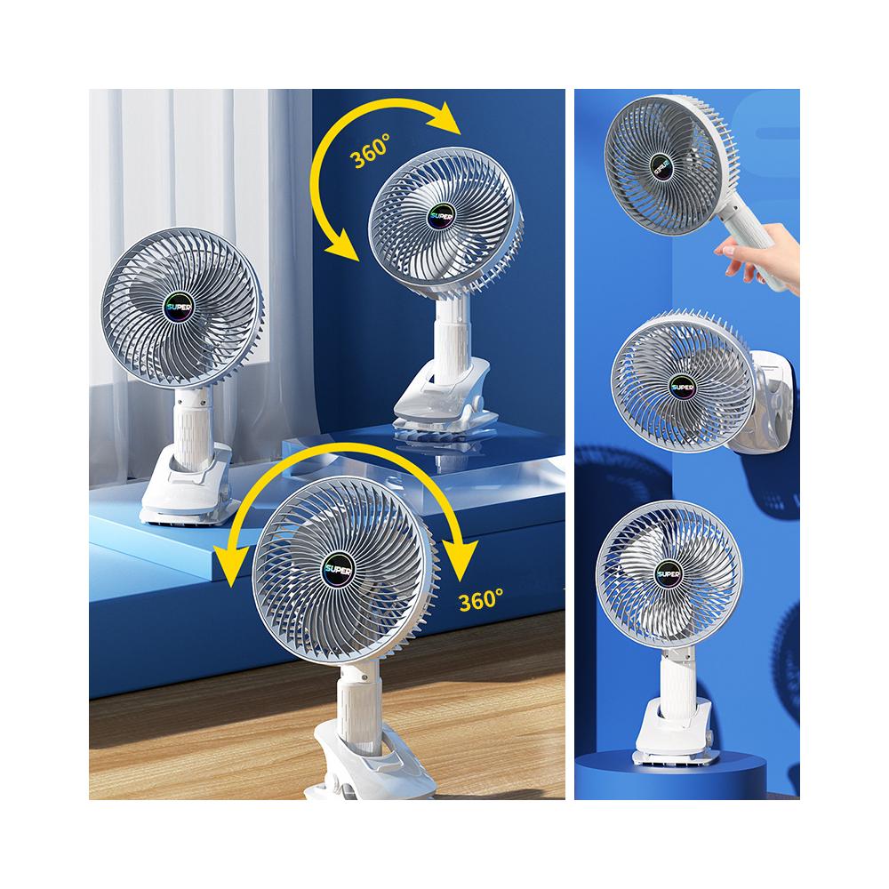 Ventilador De Escritorio Portatil Diámetro 18cm Usb