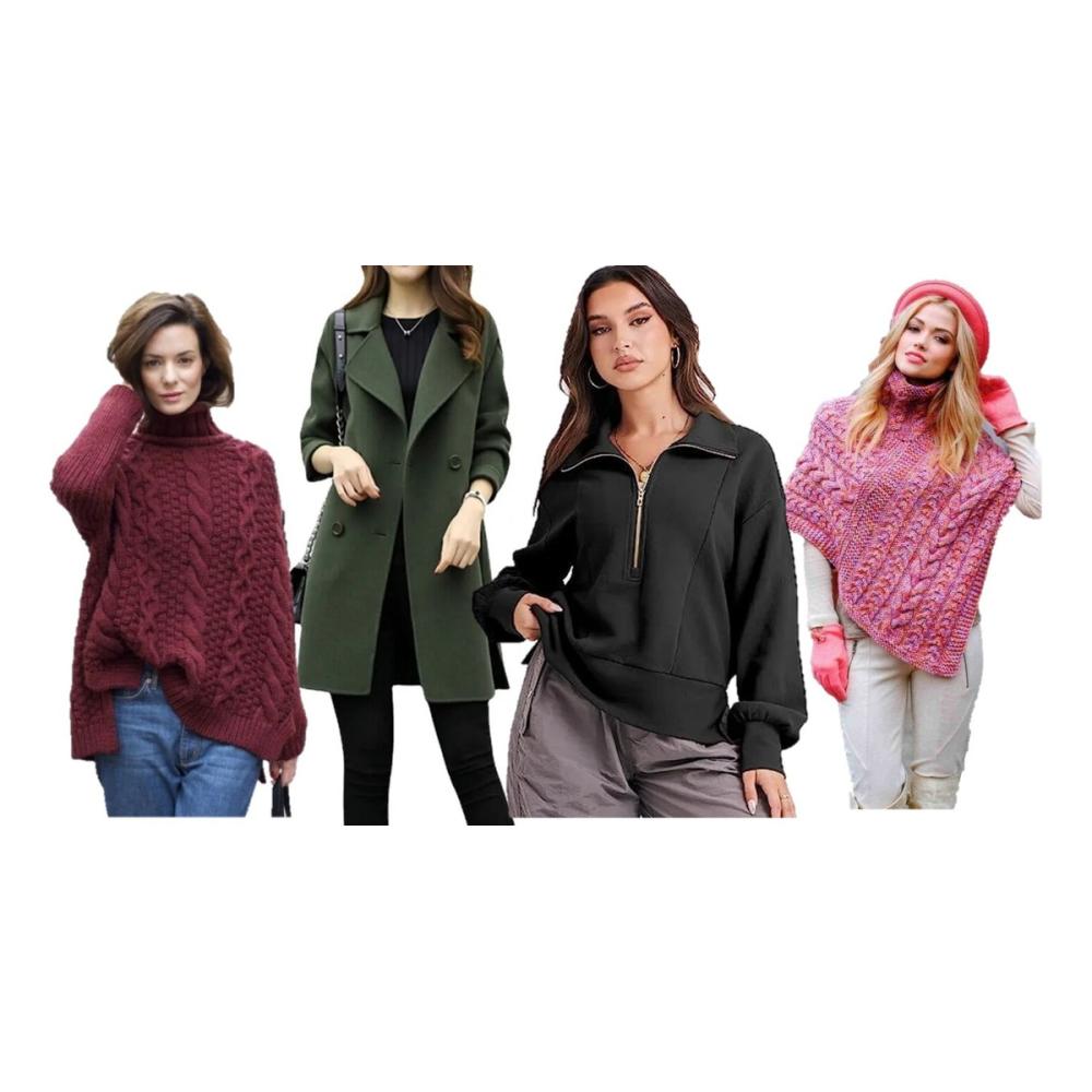 Lote Paca Ropa Nueva Frio Temporada Invierno Dama 50 Piezas