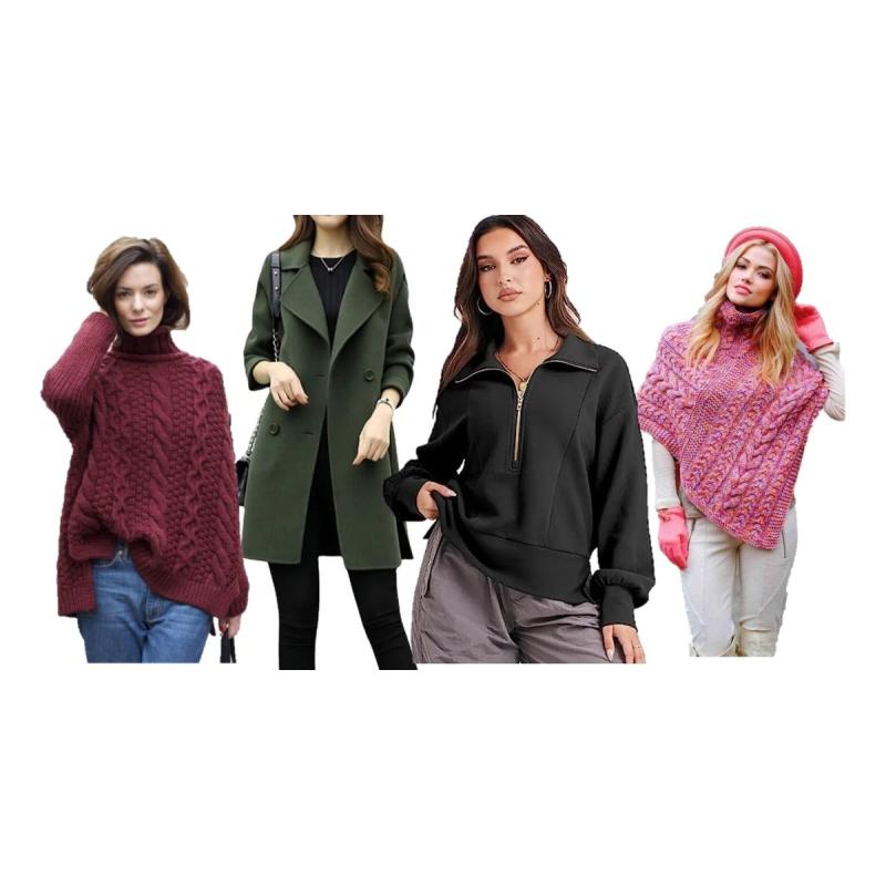 Lote Paca Ropa Nueva Frio Temporada Invierno Dama 50 Piezas