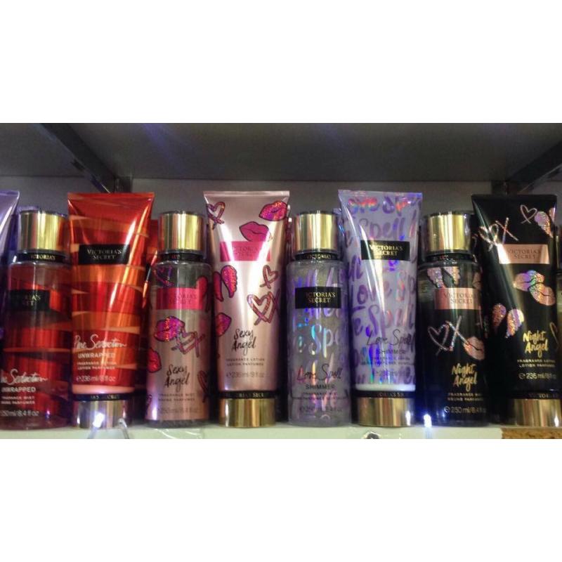 Pacas De Victoria Secret Splash, Crema ,bodies 12 Piezas