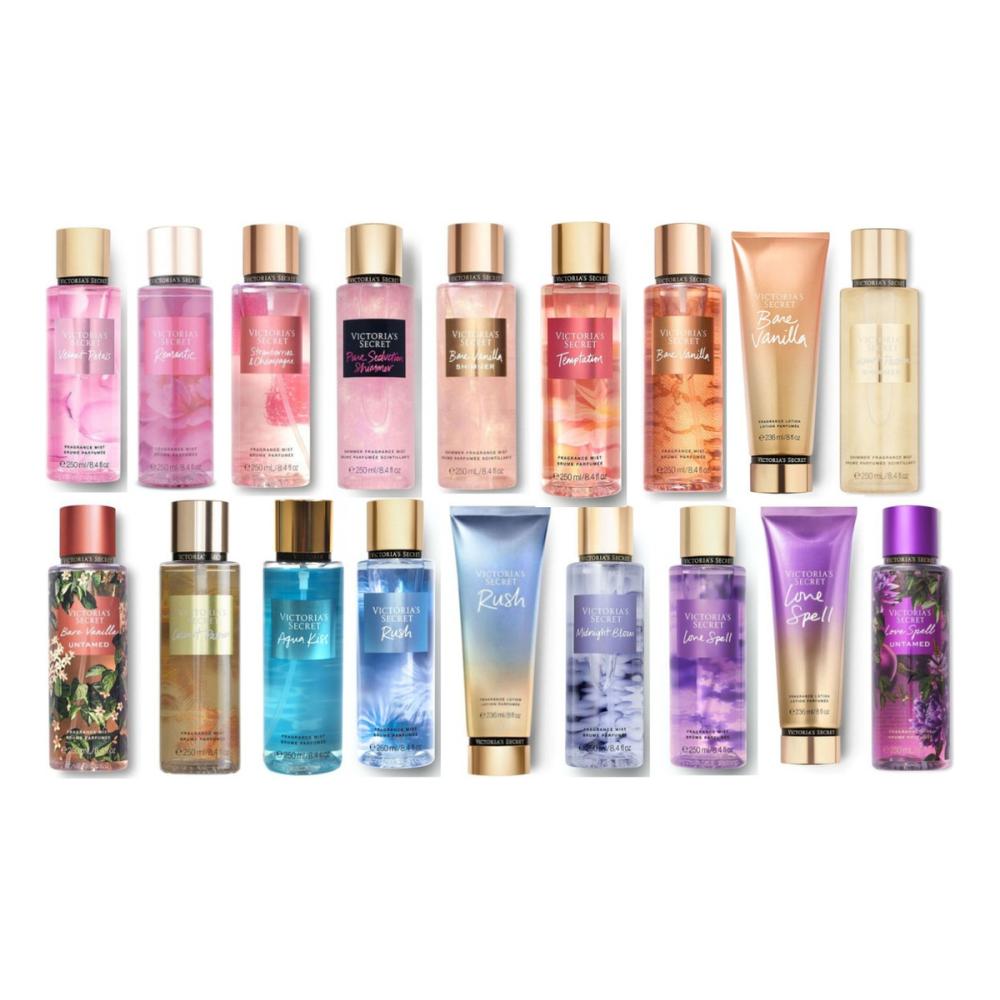 Pacas De Victoria Secret Splash, Crema ,bodies 12 Piezas