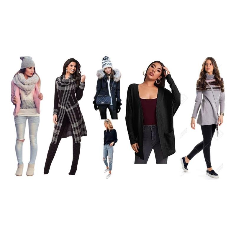 Lote Paca Ropa Frio Nueva Temporada Invierno Dama 25 Piezas